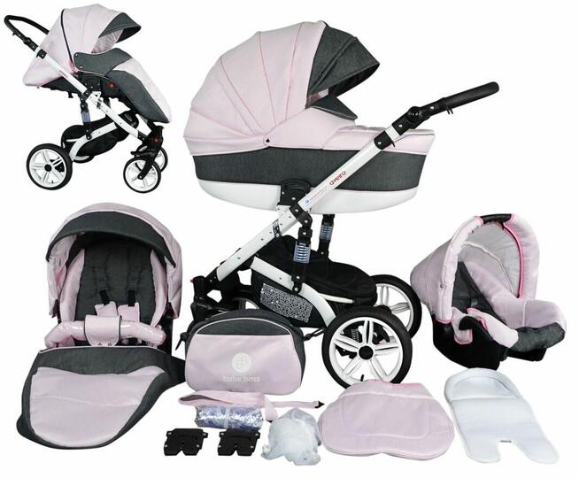 Okazja 50% ceny Nowy Wózek Dziecięcy Aveiro zestaw 3w1