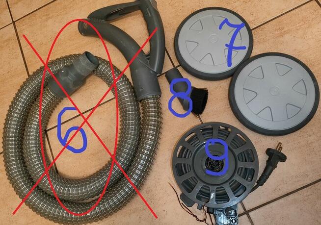 Zelmer Odyssey ZVC305ST 950W- NA CZĘŚCI !