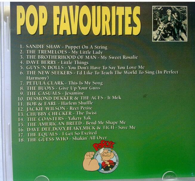 Pop Favourites. Płyta CD.