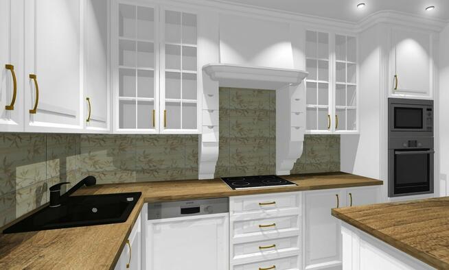 Projekt 3D Kuchni , wizualizacja