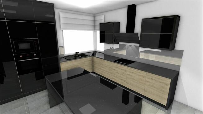 Projekt 3D Kuchni , wizualizacja