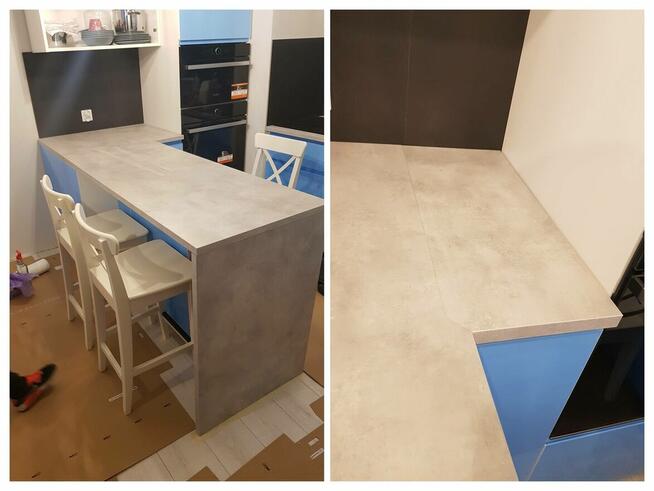 Montaż blatów kuchennych, łącznie 90 hokej łyżwa kuchnia