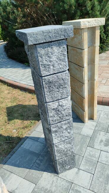 PUSTAK 40x20x20 ŁUPANY ogrodzenie