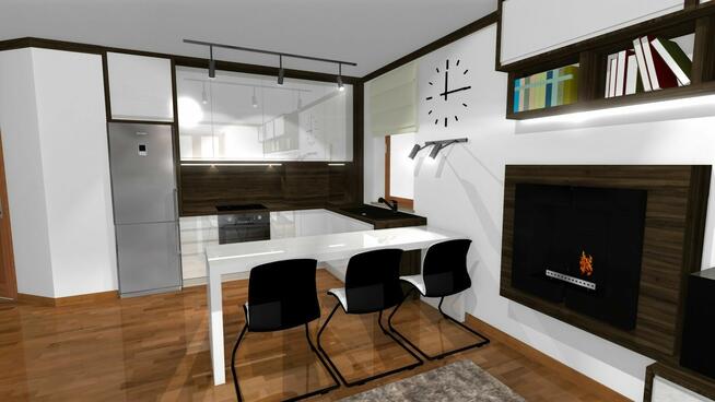 Projekt 3D Kuchni , wizualizacja