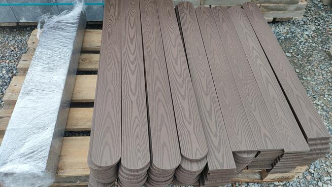 Sztachety ogrodzeniowe deski kompozytowe ogrodzenie decha