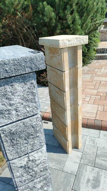 PUSTAK 40x20x20 ŁUPANY ogrodzenie