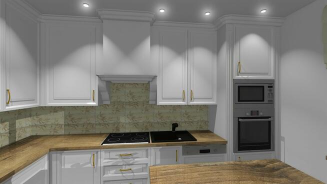 Projekt 3D Kuchni , wizualizacja