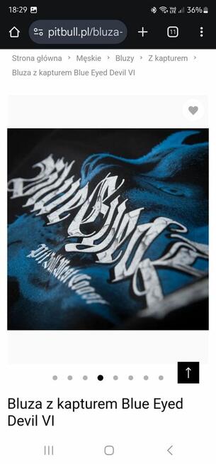 Bluza z kapturem Blue Eyed Devil VI