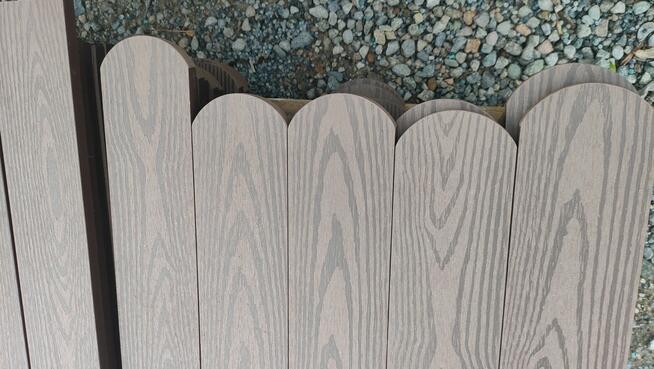 Sztachety ogrodzeniowe deski kompozytowe ogrodzenie decha