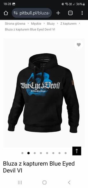 Bluza z kapturem Blue Eyed Devil VI