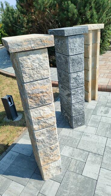 PUSTAK 40x20x20 ŁUPANY ogrodzenie