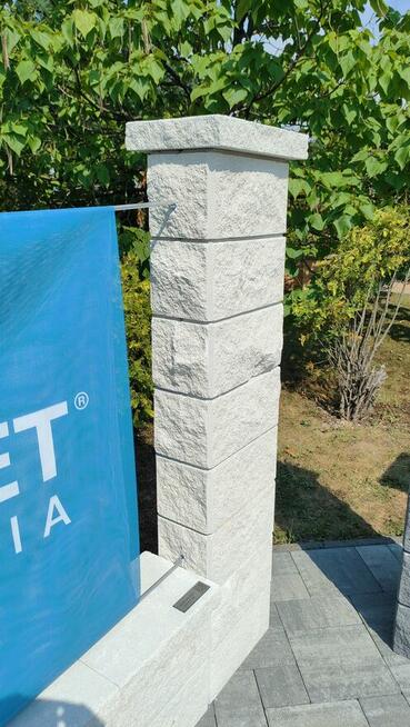 PUSTAK 40x20x20 ŁUPANY ogrodzenie