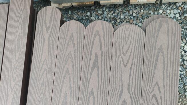 Sztachety ogrodzeniowe deski kompozytowe ogrodzenie decha