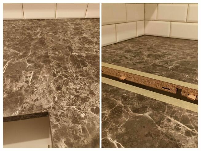 Montaż blatów kuchennych, łącznie 90 hokej łyżwa kuchnia