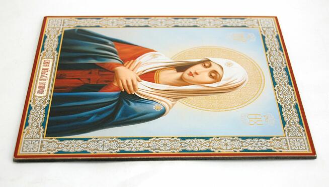 Matka Boża, Maryja, ikona prawosławna, rosyjska Sofrino druk