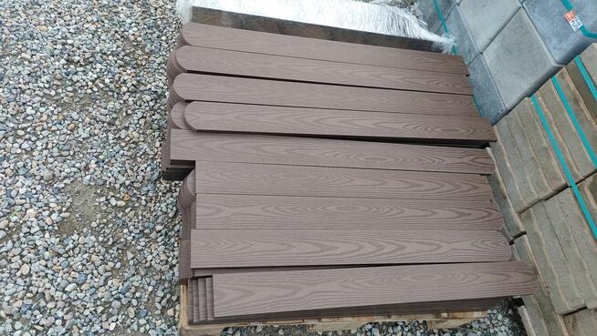 Sztachety ogrodzeniowe deski kompozytowe ogrodzenie decha