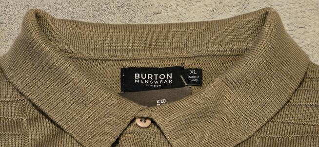 BURTON London Oryginał Męskie Polo rozm.XL-NOWE -SALE