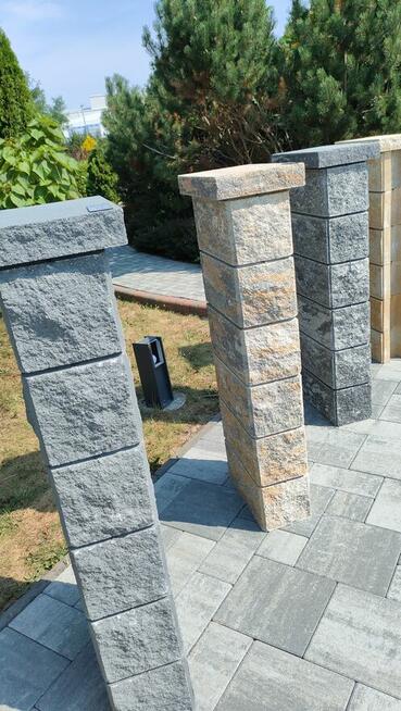 PUSTAK 40x20x20 ŁUPANY ogrodzenie