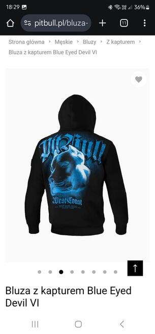 Bluza z kapturem Blue Eyed Devil VI