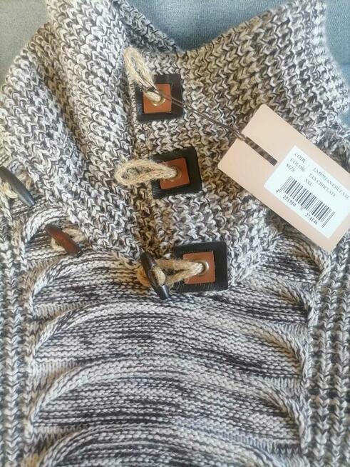 Sweter półgolf męski marki Leif Nelson roz. XXL
