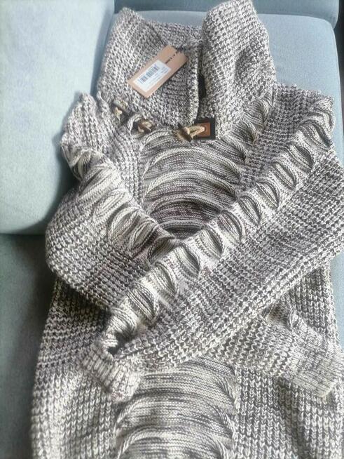 Sweter półgolf męski marki Leif Nelson roz. XXL