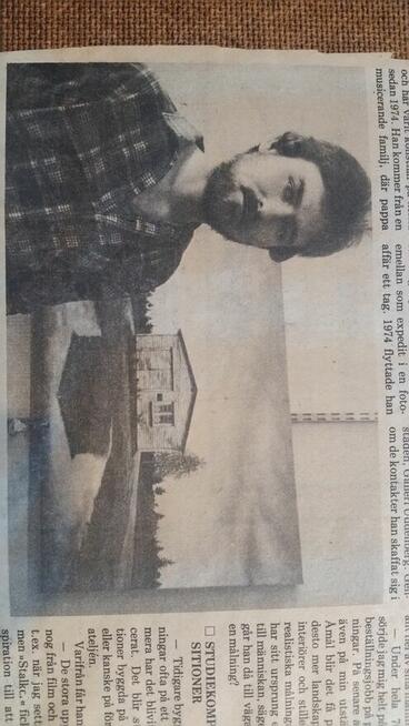 Portret - obraz olejny Sören Olsson