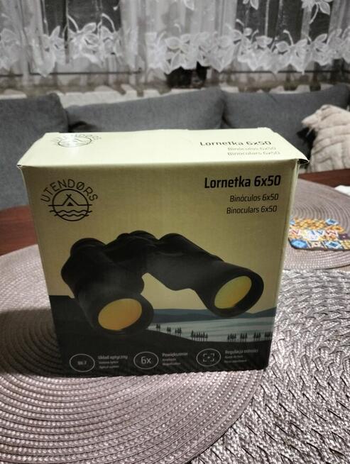 Nowa lornetka 6x50 +torba, smycz-nie rozpakowana