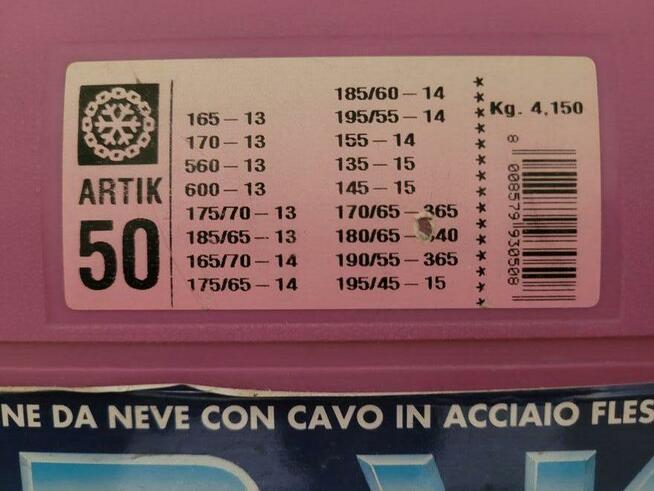 Łańcuchy śniegowe Simaka Artic 50