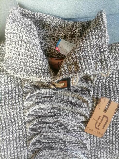 Sweter półgolf męski marki Leif Nelson roz. XXL