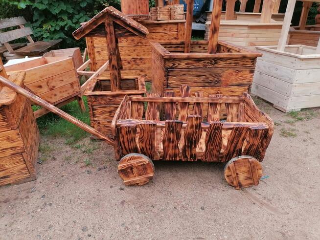 Wóz ozdobny na kwiatki