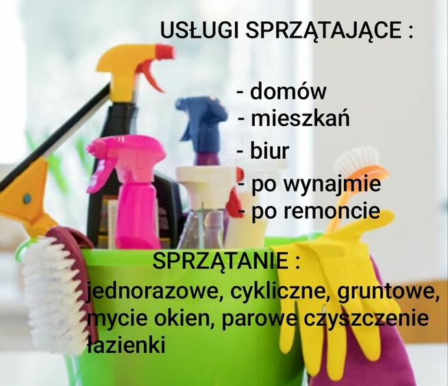 Sprzątanie Myślenice Dobczyce Świątniki Górne okolice