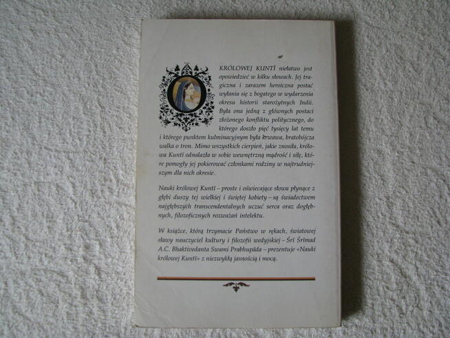 Nauki królowej Kunti - Śri Śrimad A.C. Bhaktivedanta Swami P