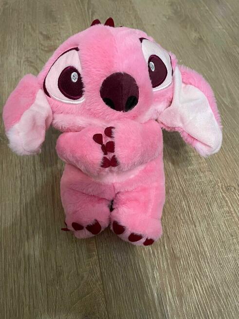 Interaktywny RÓŻOWY STITCH Miś Szumiś oddychający 30cm