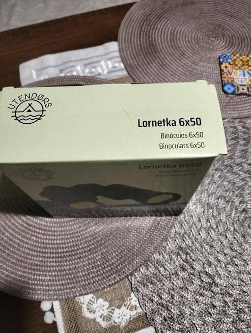 Nowa lornetka 6x50 +torba, smycz-nie rozpakowana