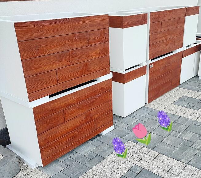 KM-TermoDonice. Donica z deską elewacyjną. Transport