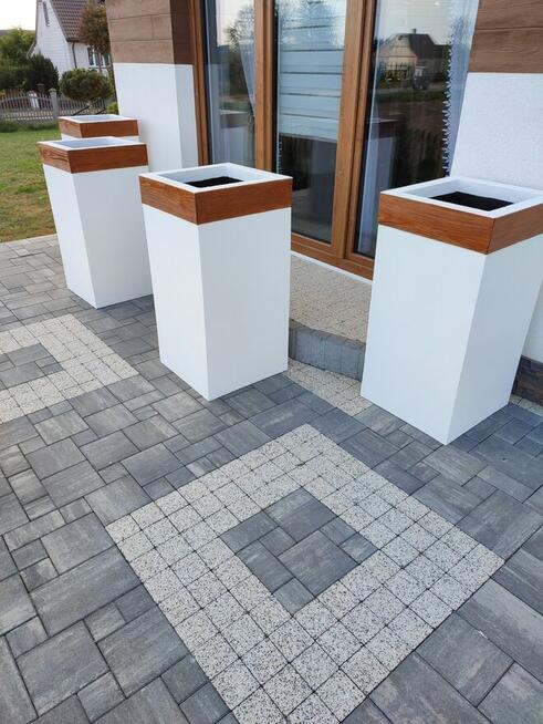 KM-TermoDonice. Donica z deską elewacyjną. Transport