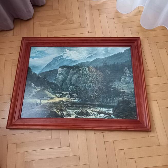 Obraz reprodukcja Pejzaż Alpejski 81/62