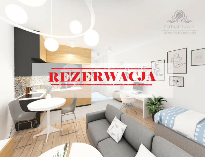 REZERWACJA/Mieszkanie 27,48m2 w Nowej inwestycji blisko Dworca Głównego