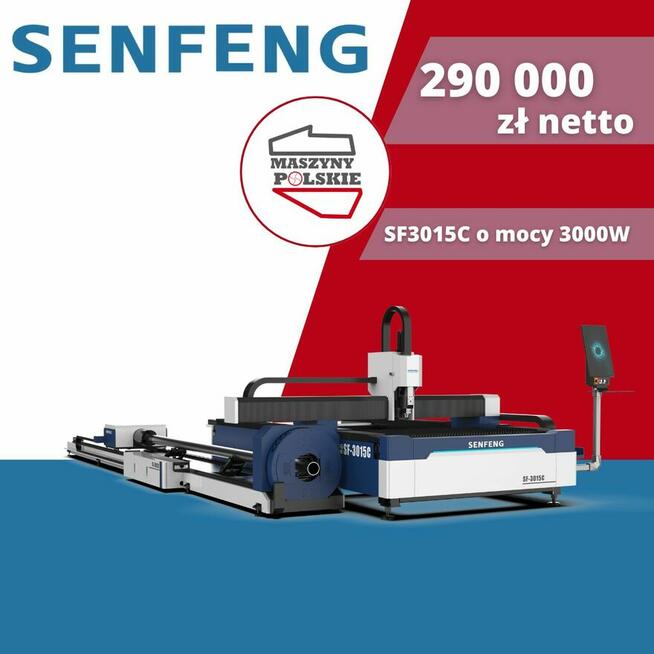 Nowa wycinarka laserowa fiber SF3015C 3000W