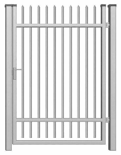 Furtka ogrodzeniowa typ CLASSIC K 1m x 1,2m ocynkowana lewa