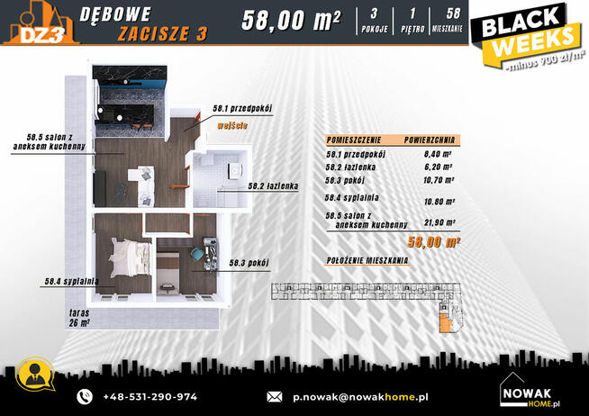 OSTATNIE MIESZKANIE Dębowe Zacisze 3 Jarosław