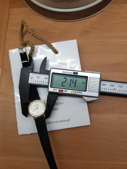 Zegarek damski *Doxa* z 14-karatowego różowego złota pr.585