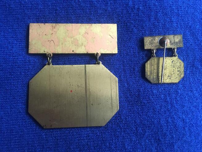 PRL Odznaka medal zapinka Fabryka Agromet Unia Grudziądz uni