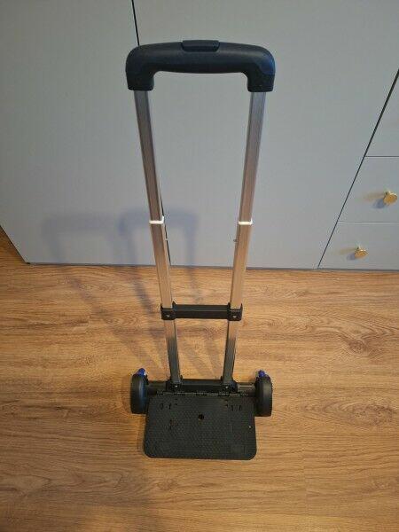 Wózek stelaż do plecaka i zakupów na kauczukowych 6 kołach