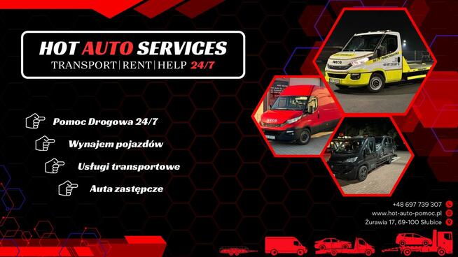 Pomoc Drogowa 24/7 Laweta Słubice # Hot Auto Services
