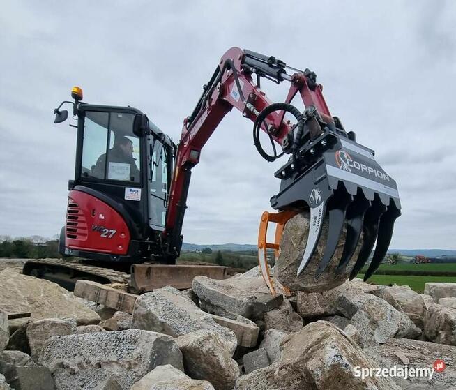 Chwytak do minikoparki MDE Scorpion 1,5 - 4,0 ton