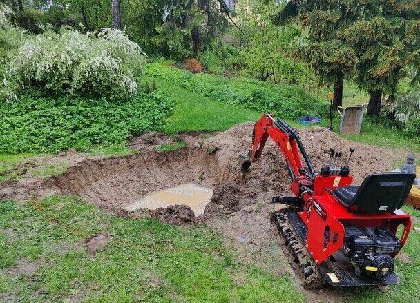 Nowa Minikoparka Koparka Heuschrecke Mikro koparka