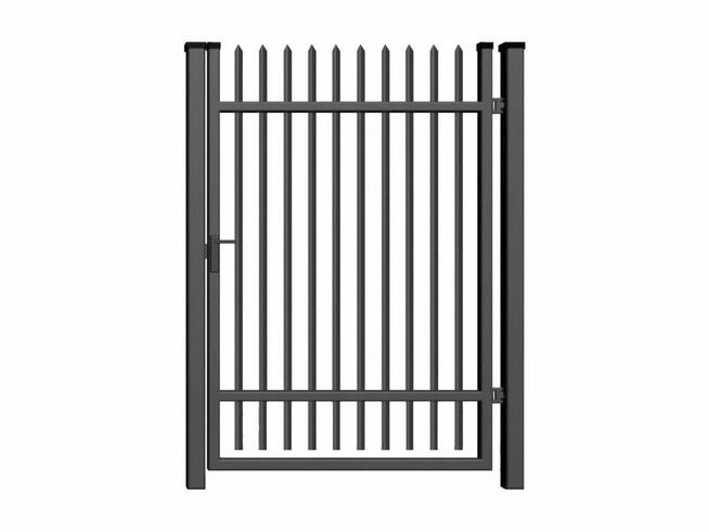 Furtka ogrodzeniowa typ CLASSIC K 1m x 1,7m ANTRACYT prawa
