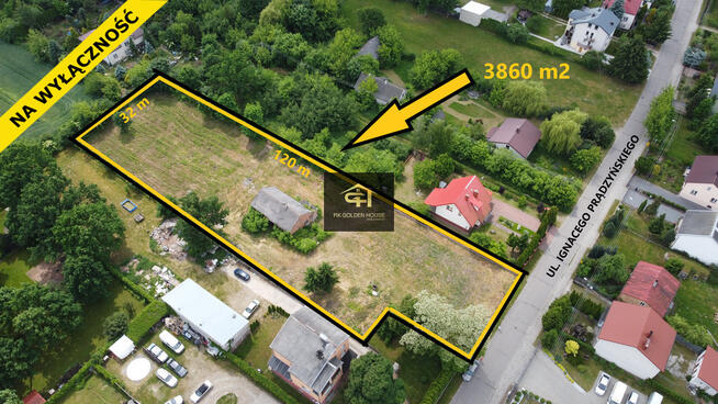 Atrakcyjna działka budowlana 3860m Nowe Iganie