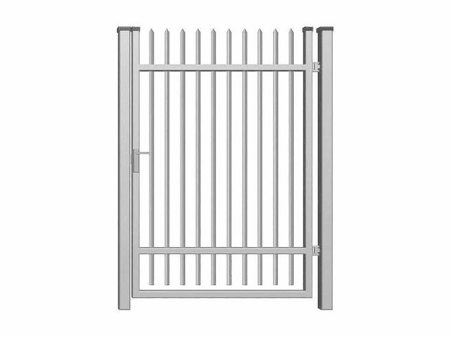 Furtka ogrodzeniowa typ CLASSIC K 1m x 1,7m ocynkowana lewa